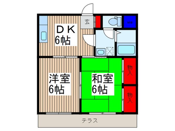 サンライズ池田の物件間取画像